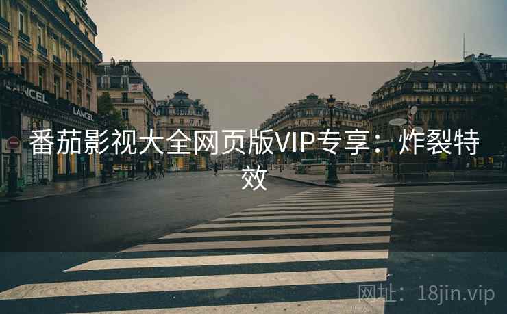 番茄影视大全网页版VIP专享：炸裂特效